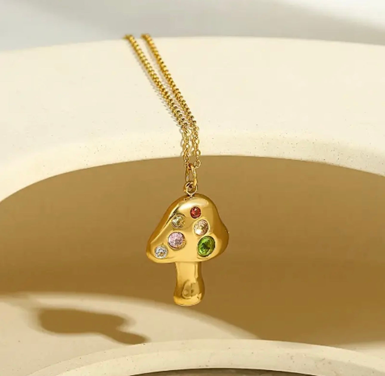 Mushroom Necklace