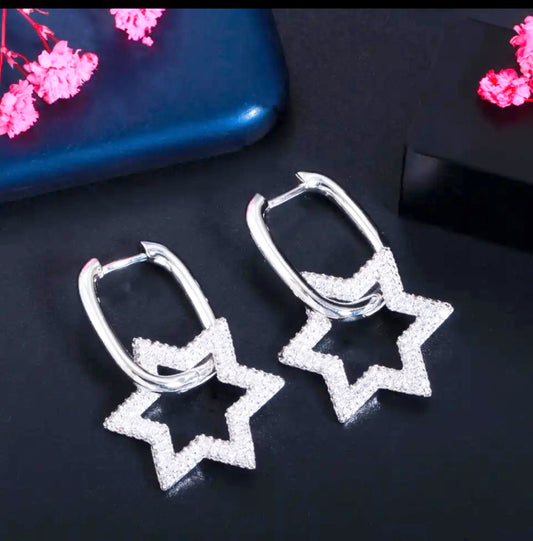 Estrellas Silver/ Earrings